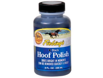 Lesk na kopyta Ultra hoof polish černý 200ml