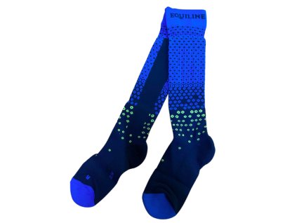 Podkolenky EQUILINE T11281 cobalt