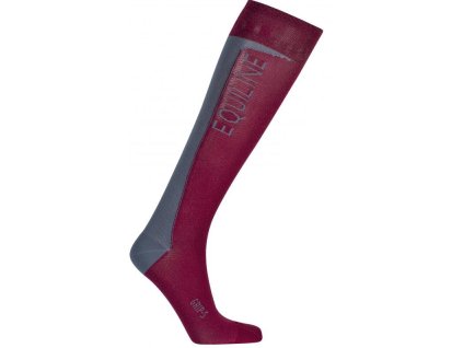 Podkolenky EQUILINE Aztec cherry