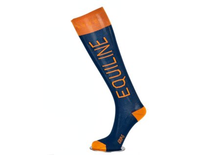 Podkolenky EQUILINE T11284 blue