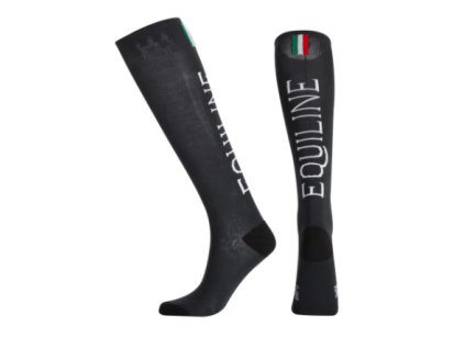 Podkolenky EQUILINE Cordeyc black