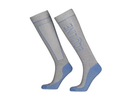 Podkolenky EQUILINE Frey 35/38 sky blue