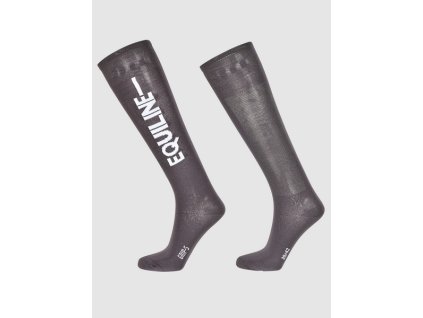 Podkolenky EQUILINE Codrec night grey