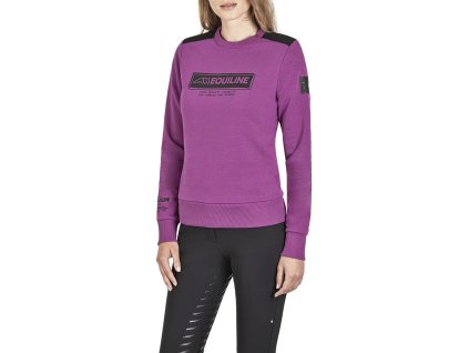 Mikina EQUILINE Cicelyc purple