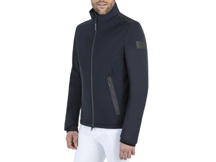 Pánská softsheelová bunda EQUILINE Chasec L navy