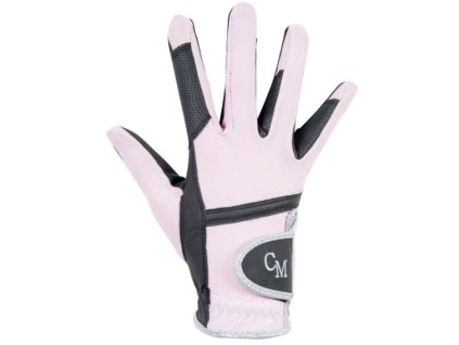 Rukavice HKM soft powder růžové