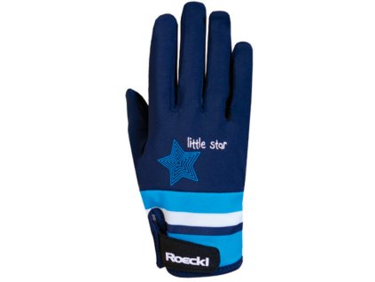 Dětské rukavice ROECKL Kelli blue