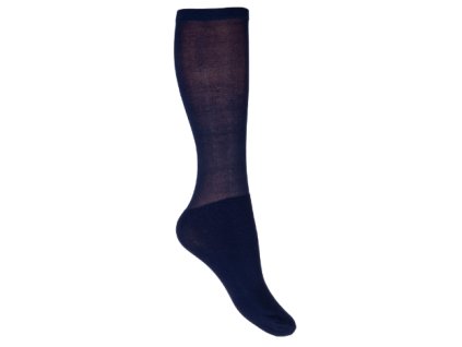 Podkolenky HKM Microcotton tm. modrá