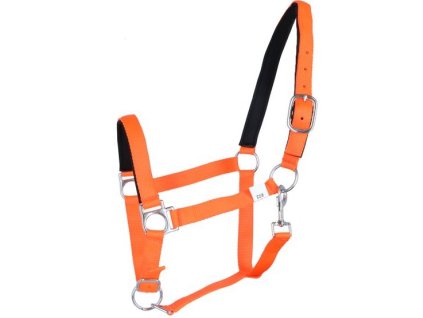 Ohlávka HKM softice neon orange