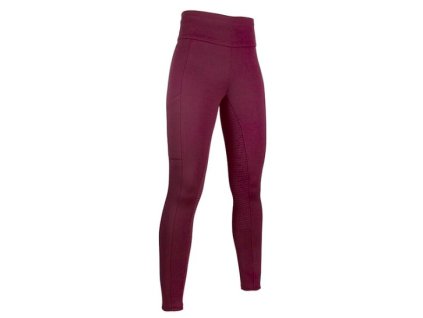 Zimní legíny HKM Cosy wine red