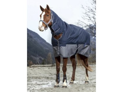 Nepromokavá deka s krkem Equitheme 200g Tyrex 600D