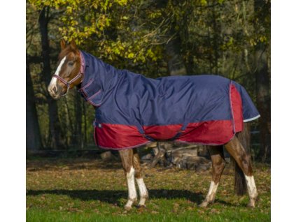 Nepromokavá deka s krkem Equitheme 350g Tyrex 1200D