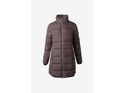Kabát zimní HORZE Claire dark brown