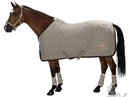 Stájová deka Eskadron acryl quilted ivory grey