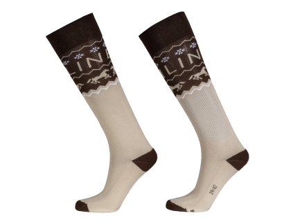 Podkolenky EQUILINE Nikolaun light wood