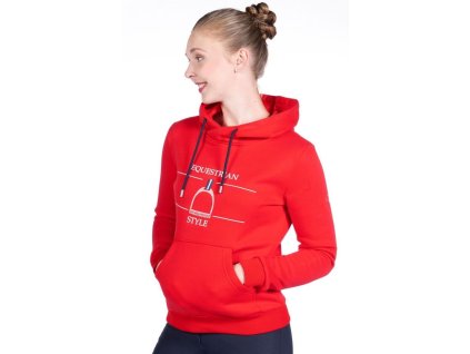 Mikina HKM Equine Style red
