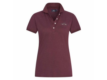 Tričko HV POLO Classic dark berry
