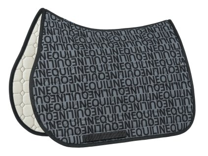 Podsedlová dečka Equiline VS Ceviec grey/black