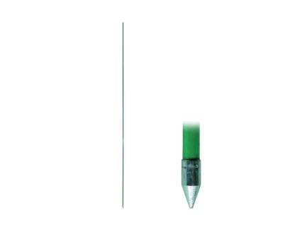Tyčka pro el. ohradníky sklolaminátová s kovovou špičkou -10 mm - 120 cm