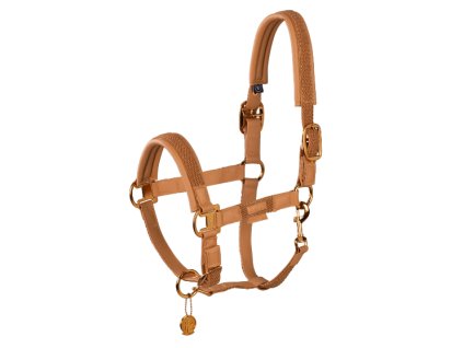 Ohlávka Eskadron Double pin plait PLT 23/24 cognac