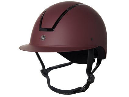 Přilba HORZE Shiny frame burgundy