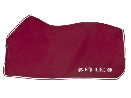 Odpocovací deka Equiline Dancer burgundy