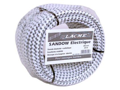 Vchod do ohrady pro elektrické ohradníky - náhradní gumové lano