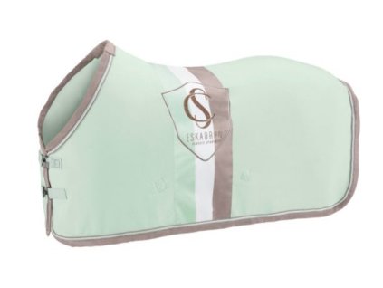 Odpocovací deka Eskadron fleece CS24 Stripe Powder green