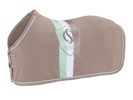 Odpocovací deka Eskadron fleece CS24 Stripe Velvet taupe