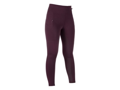 Lehce zateplené legíny HKM Cosy II wine red