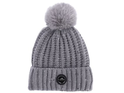Čepice Schockemöhle Beanie melange asphalt