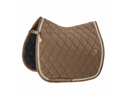 Drezurní podsedlová dečka Eskadron Cotton Glitter almond DL