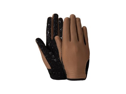 Dětské rukavice HORZE Palm light brown