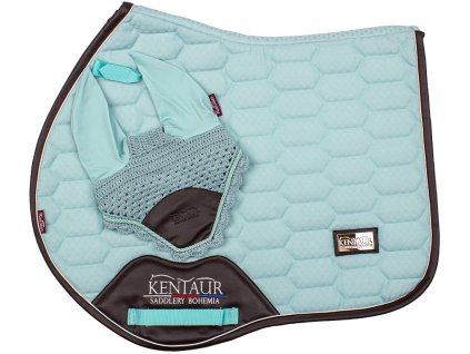 Podsedlová dečka s čabrakou KT Leather Turquoise