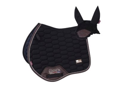 Pony podsedlová dečka s čabrakou KT Leather black