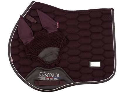 Podsedlová dečka s čabrakou KT Leather burgundy
