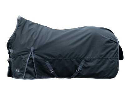 Nepromokavá deka se zvýšeným krkem,1200D fleece HKM Glasgow black