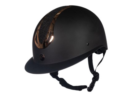 Přilba HKM Illusion black/rose gold
