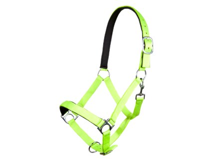 Ohlávka HKM softice neon green