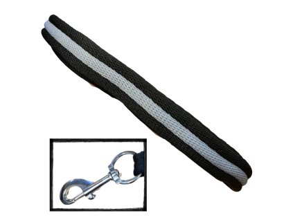 Lonž KT černá-šedá 8m