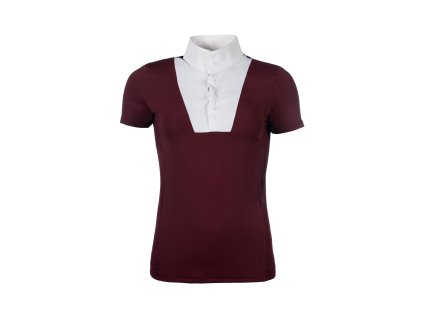 Závodní tričko HKM Virginia bordeaux