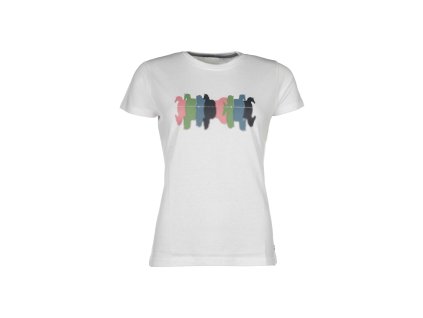 Tričko HKM Mirror white