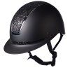 Bezpečnostní jezdecká přilba HKM Lady Shield Elegant black/silver