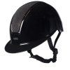 Bezpečnostní jezdecká přilba HKM Lady Shield Brillant black/silver