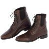 Kožená jezdecká pérka Covalliero Premium Dark brown
