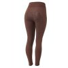 Bavlněné legíny Horze Jade dark brown
