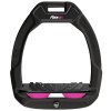 Třmeny bezpečnostní Flex-on SAFE-ON bodce black/pink