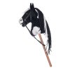 Hobby horse HKM black/white