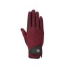 Letní jezdecké rukavice HORZE B Vertigo Paola red mahagon