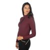 Funkční tričko HKM Ribbed bordeaux